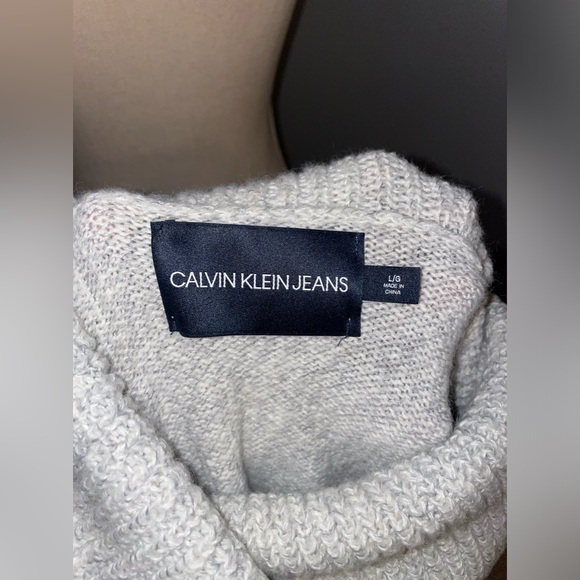 CALVIN KLEIN knit turtleneck boxy sweater - Picture 4 of 4